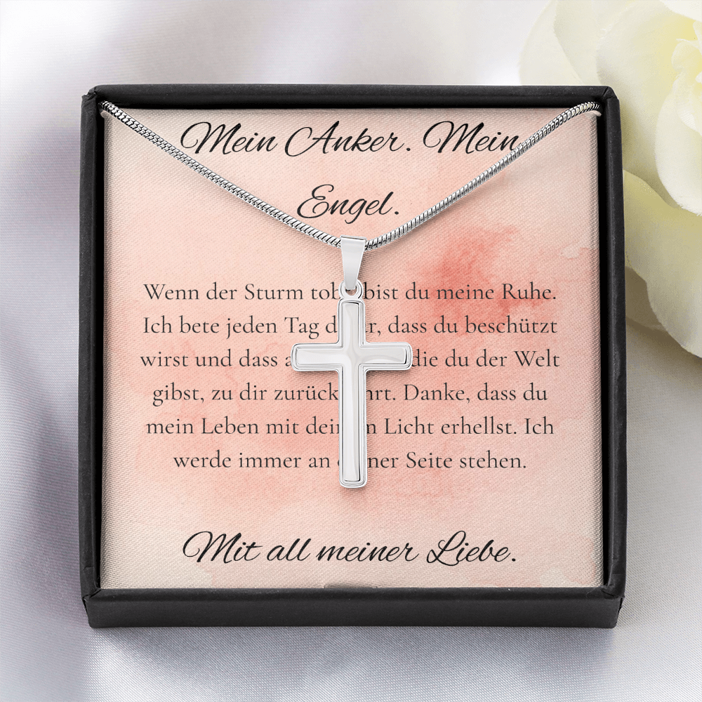 "Faith & Hope" - Artisan Cross Necklace