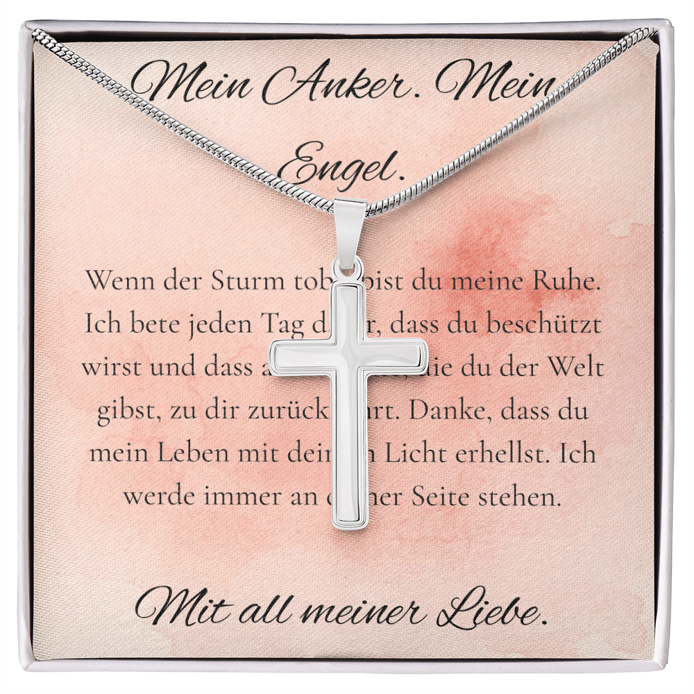 "Faith & Hope" - Artisan Cross Necklace