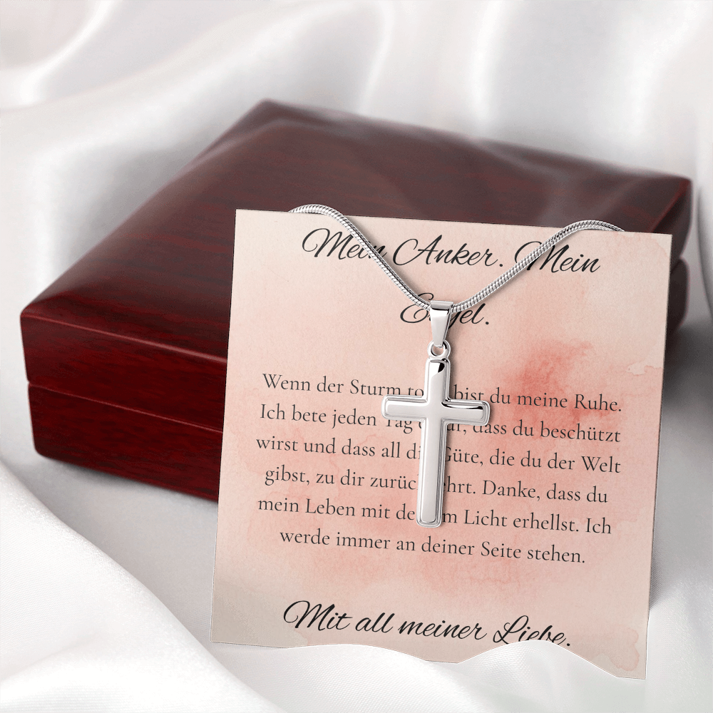 "Faith & Hope" - Artisan Cross Necklace