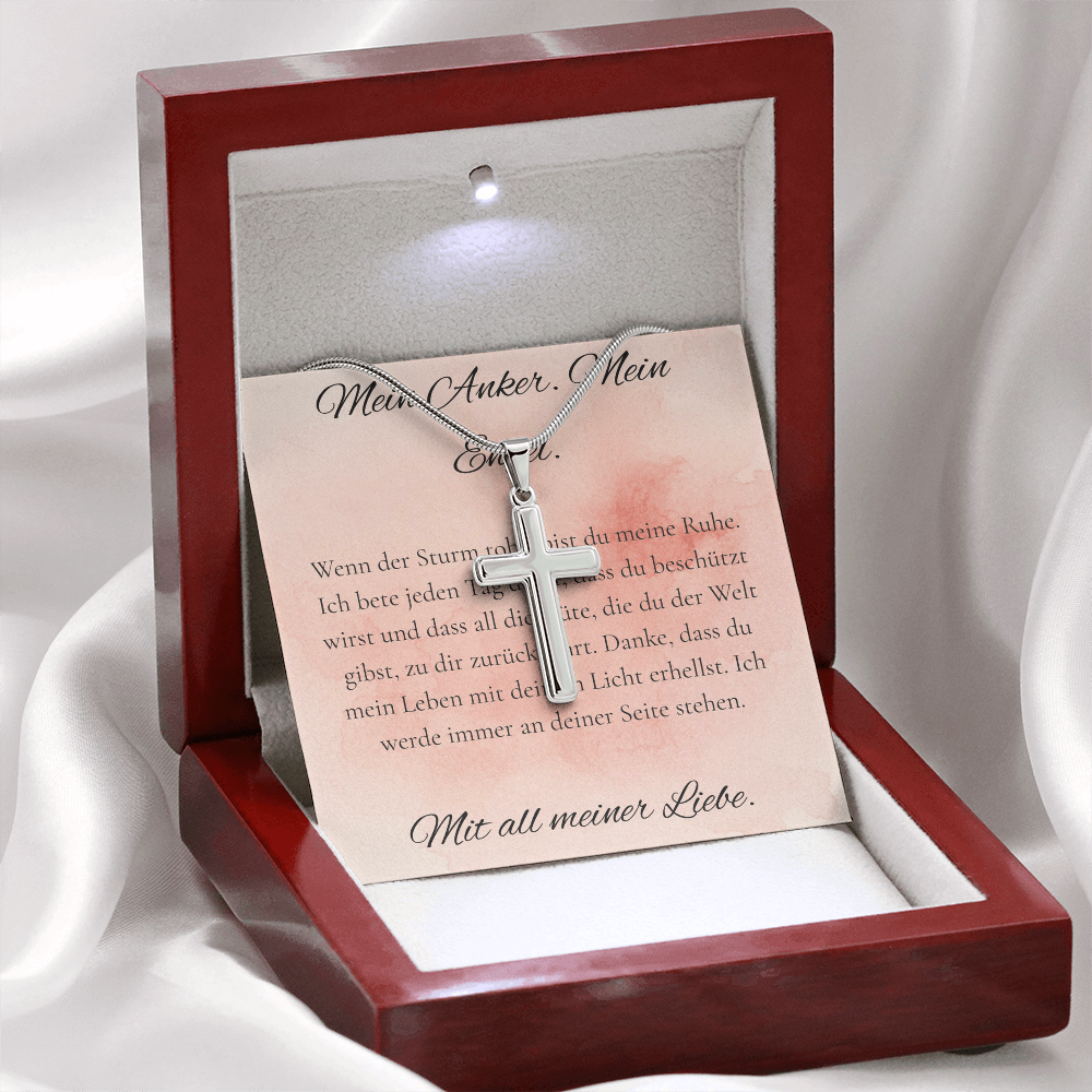"Faith & Hope" - Artisan Cross Necklace