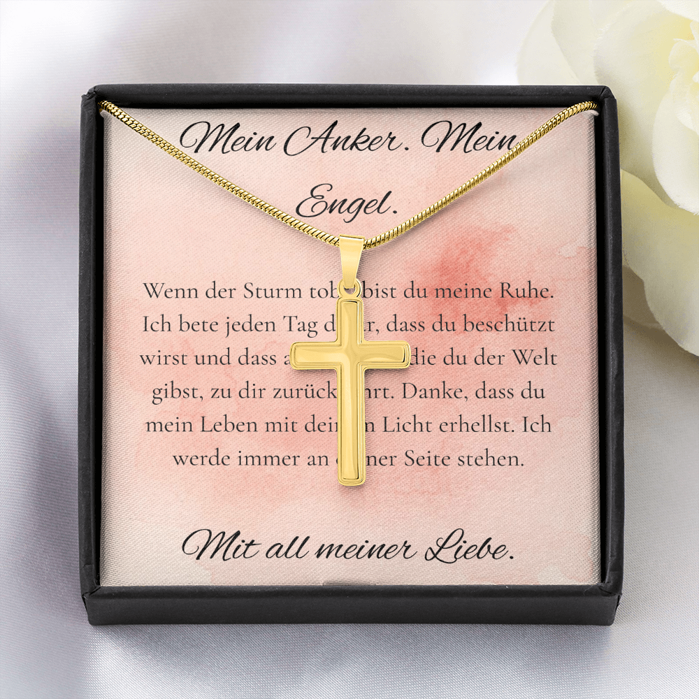 "Faith & Hope" - Artisan Cross Necklace