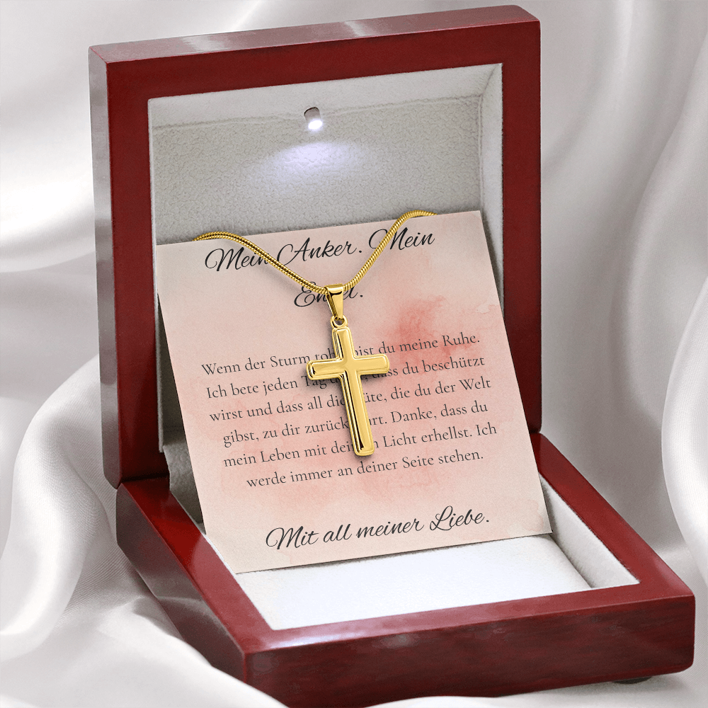 "Faith & Hope" - Artisan Cross Necklace