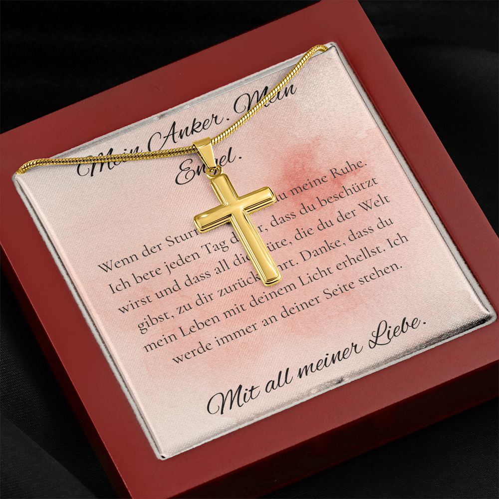 "Faith & Hope" - Artisan Cross Necklace